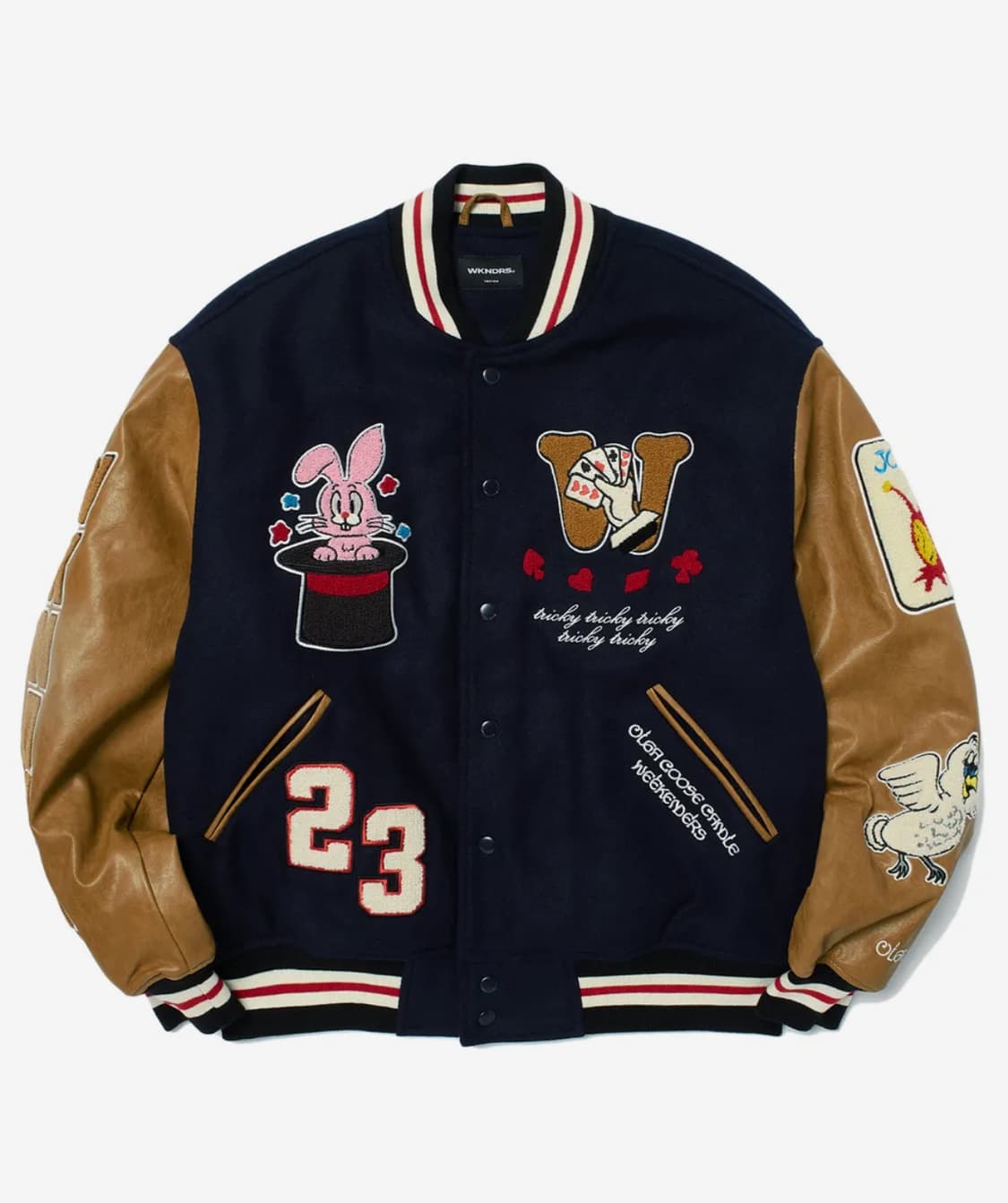 위캔더스 매직 스타디움 자켓 네이비 XL 상품이미지1