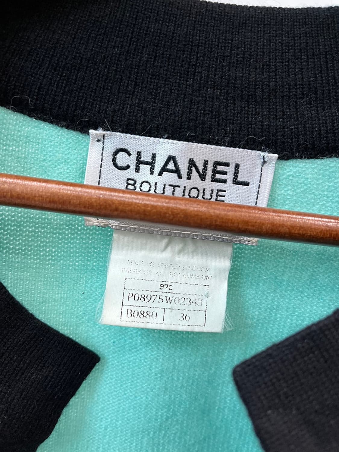 여) 샤넬 캐시미어 가디건/니트  상품이미지6