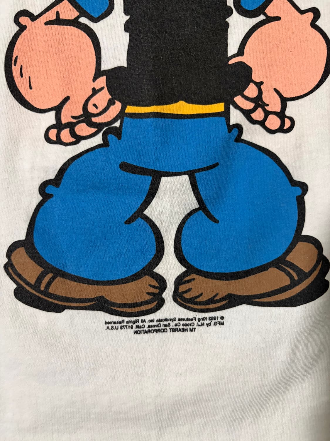 90s Popeye 뽀빠이 빈티지티셔츠  상품이미지8