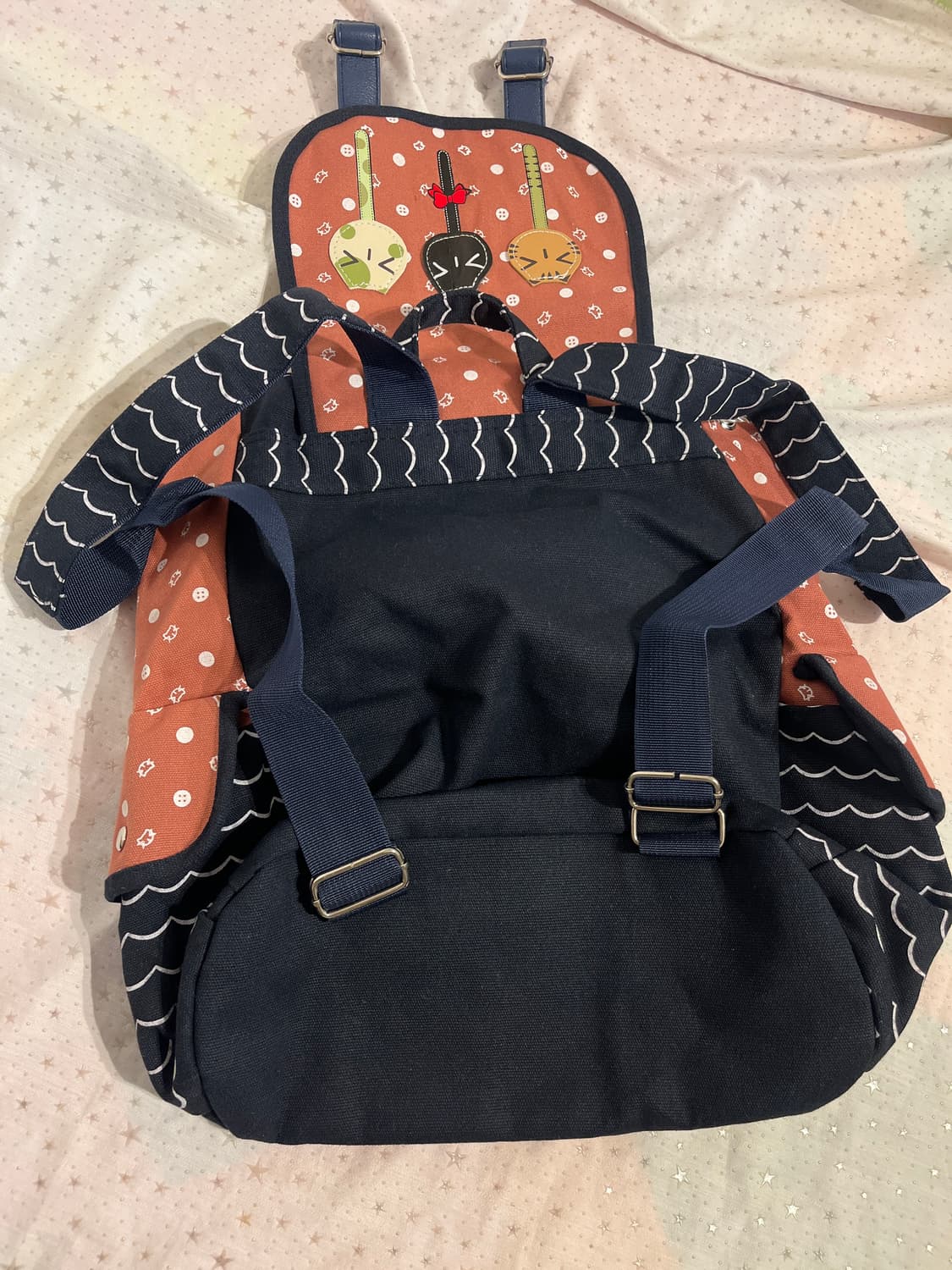 고양이 열쇠 포인트 모리걸 백팩 🐱 상품이미지5