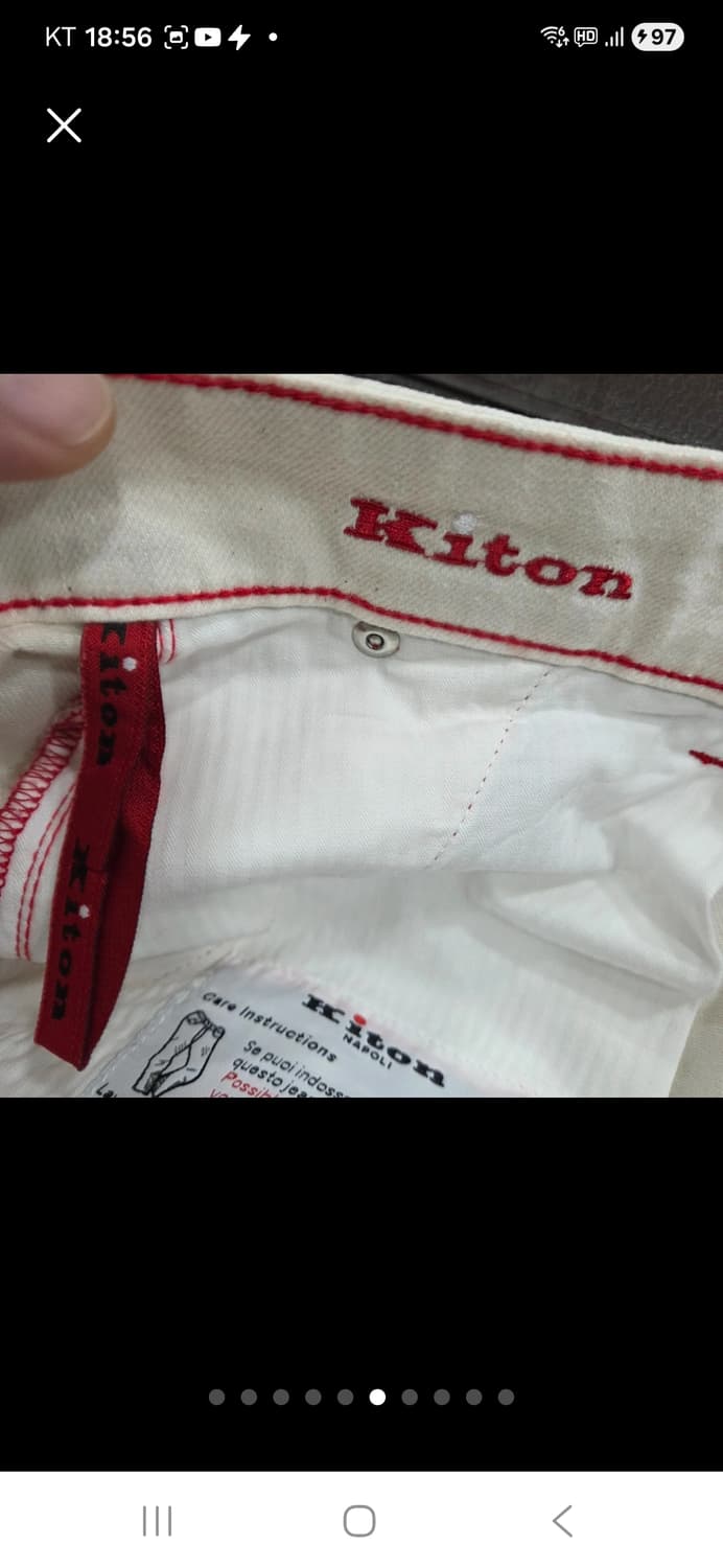 키톤 코튼 팬츠 상품이미지6