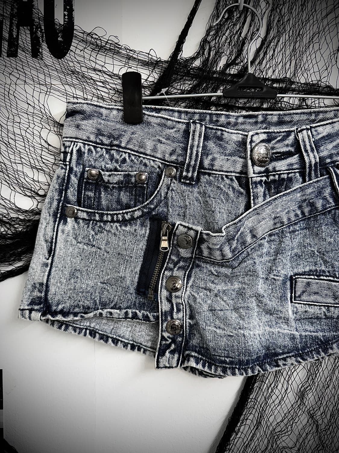 00s washing detailed denim shorts 상품이미지2