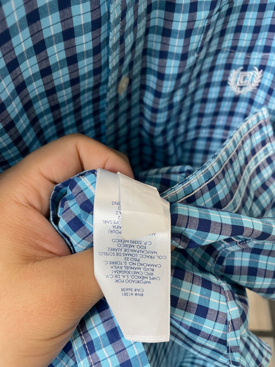 (M) 폴로랄프로렌 챕스 원포켓 체크 반팔셔츠 상품이미지7