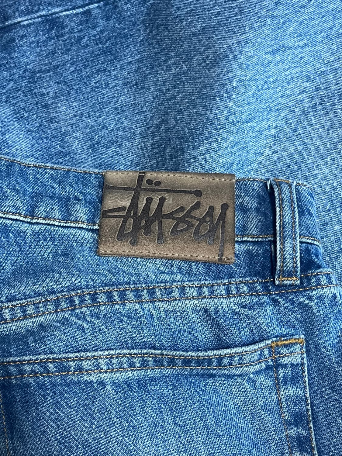 스투시 빅올진 워시드블루 34 상품이미지5