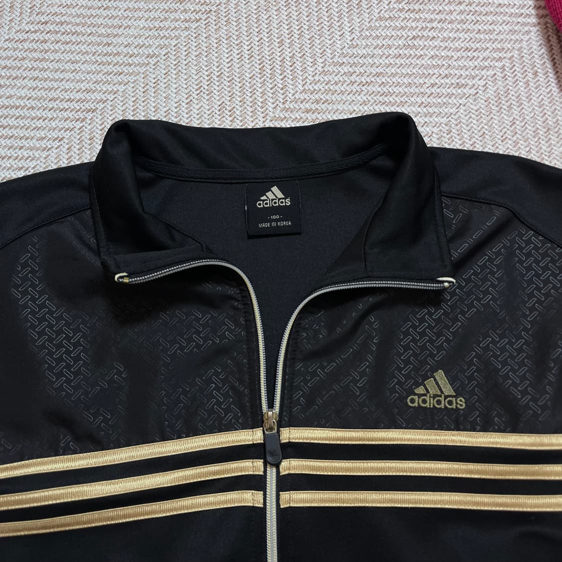 [정품] 아디다스 블랙 골드삼선 져지 [ 100 ] 상품이미지4