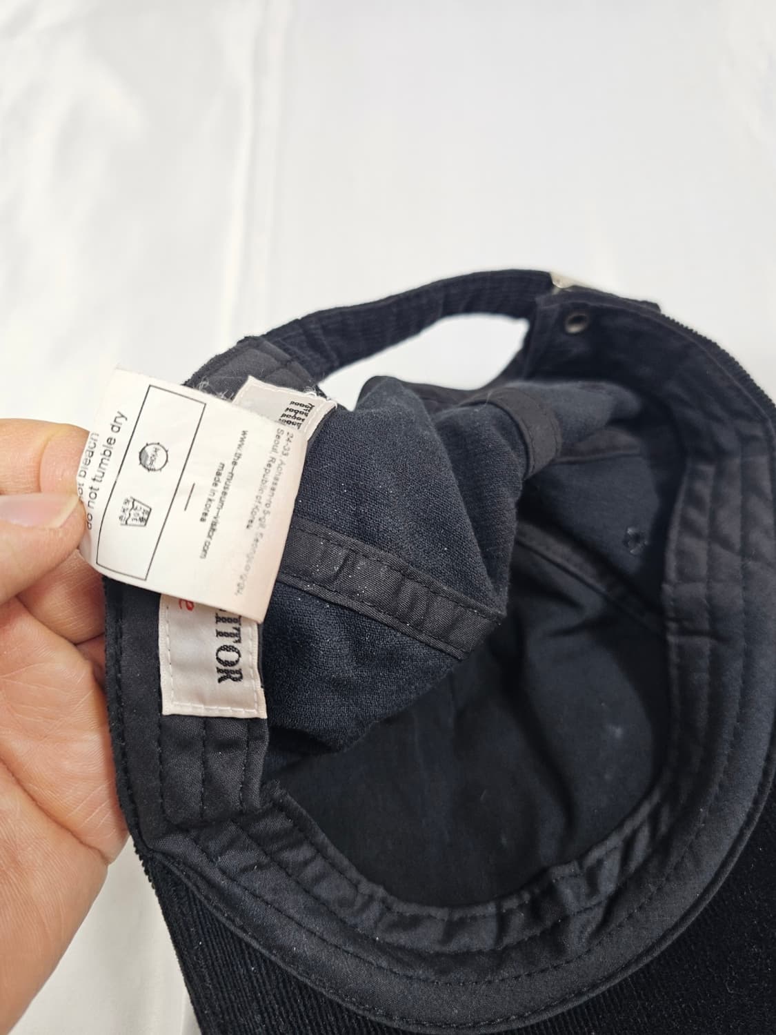 더뮤지엄비지터x존버거맨볼캡 상품이미지4