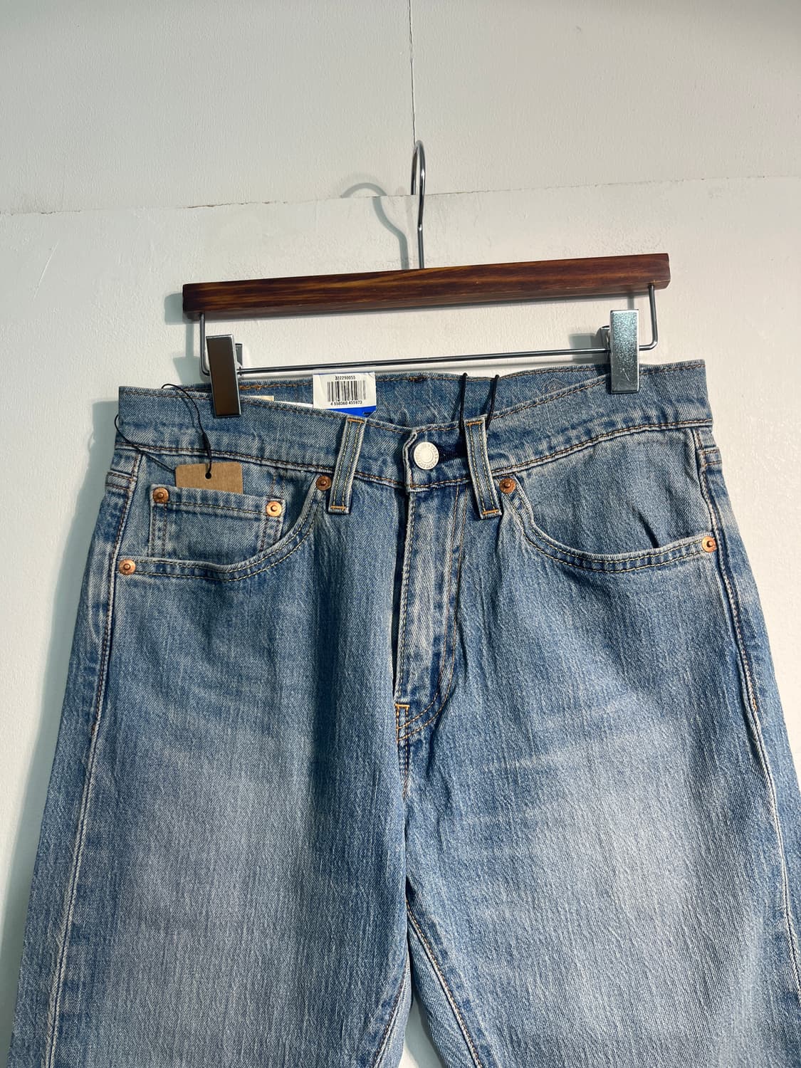 (새 상품) Levi’s 505 연청 8부 데님 상품이미지3