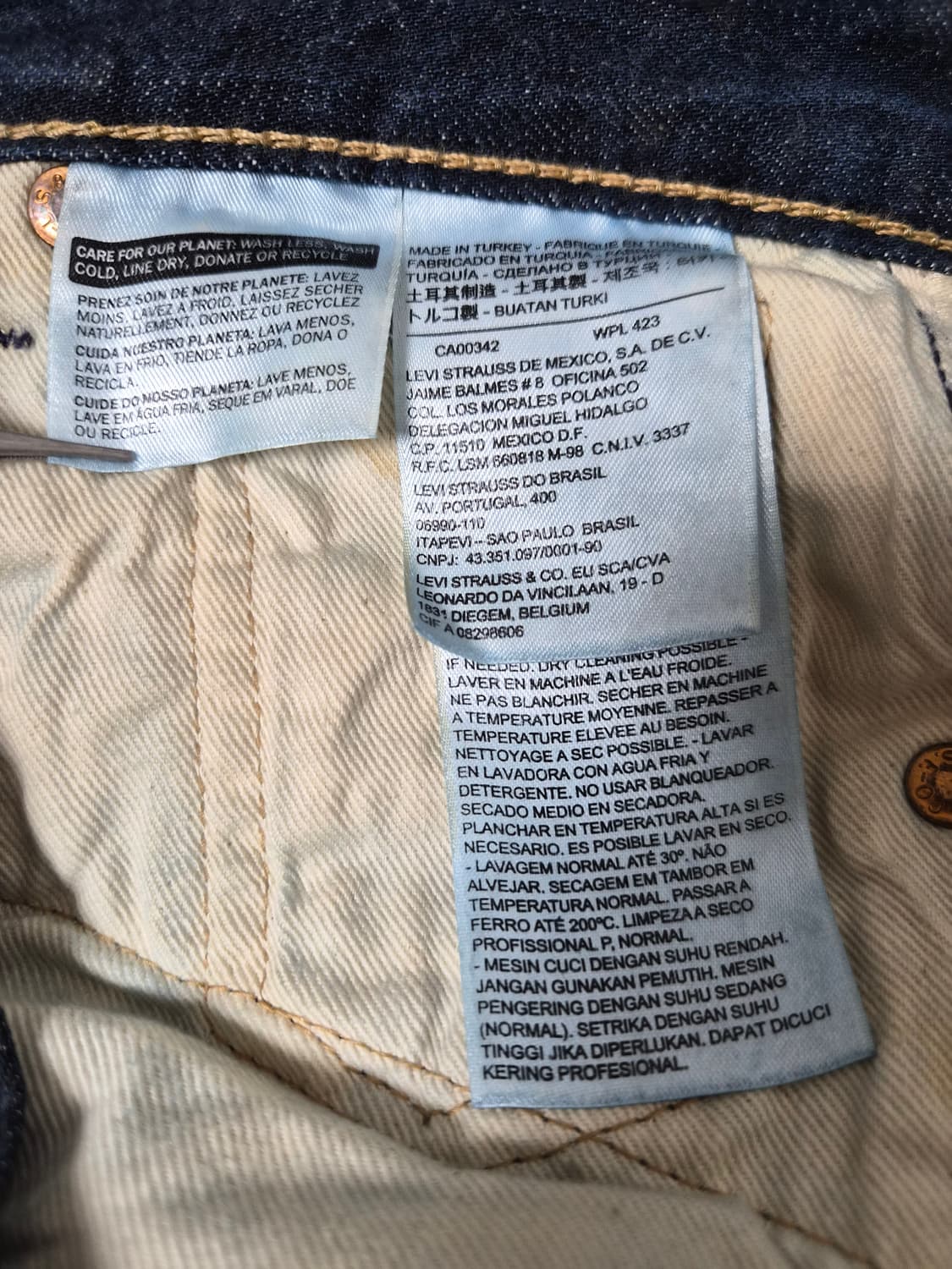리바이스Levis 501 워싱진 30사이즈 P-211 상품이미지5