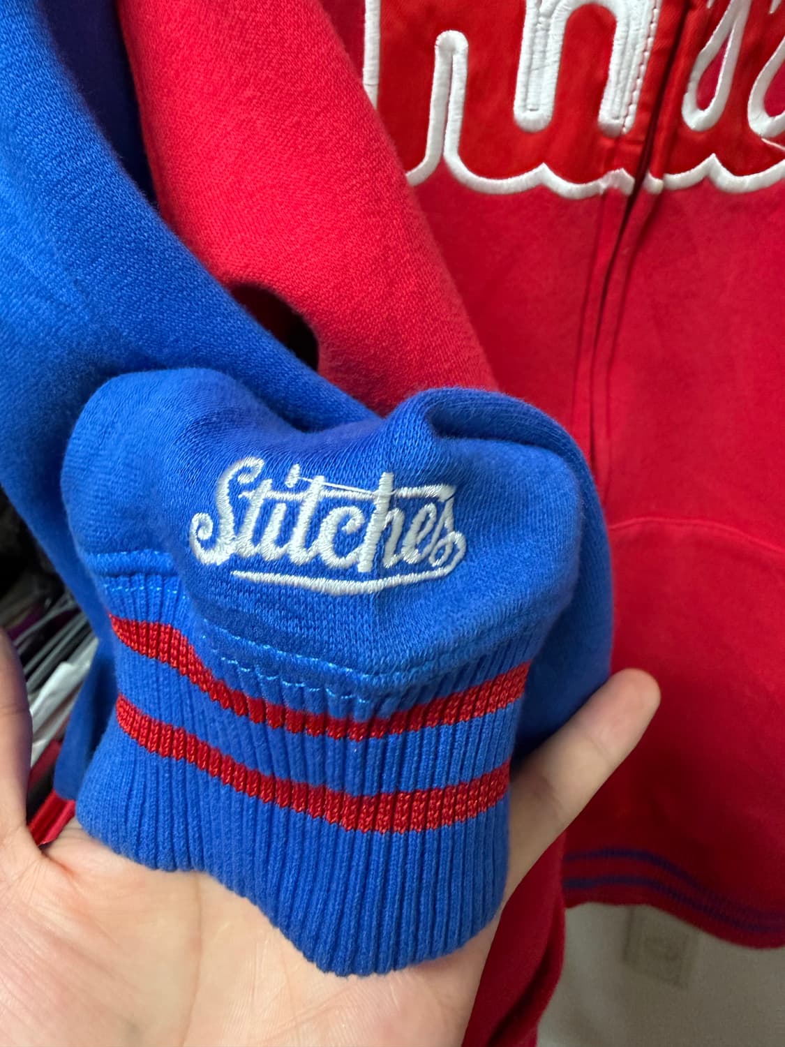 00’s MLB Stitches 필라델피아 필리스 후드집업 상품이미지5