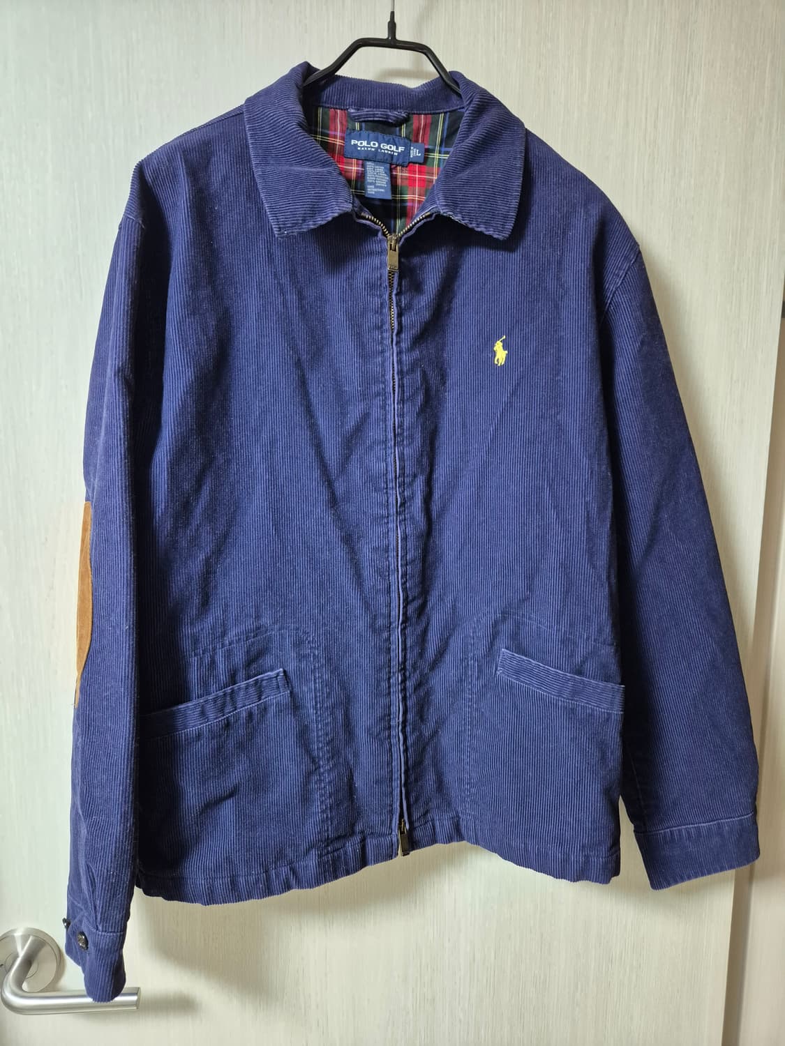 폴로 랄프로렌 골프 코듀로이 자켓 네이비 점퍼 라지 상품이미지1