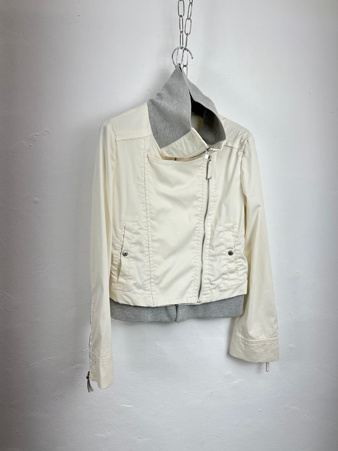 System Asymmetric Double Zip High-Neck J 상품이미지5