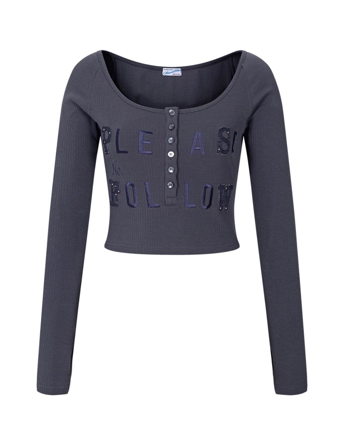 플리즈노팔로우 메간 패치 롱슬리브 탑 상품이미지3