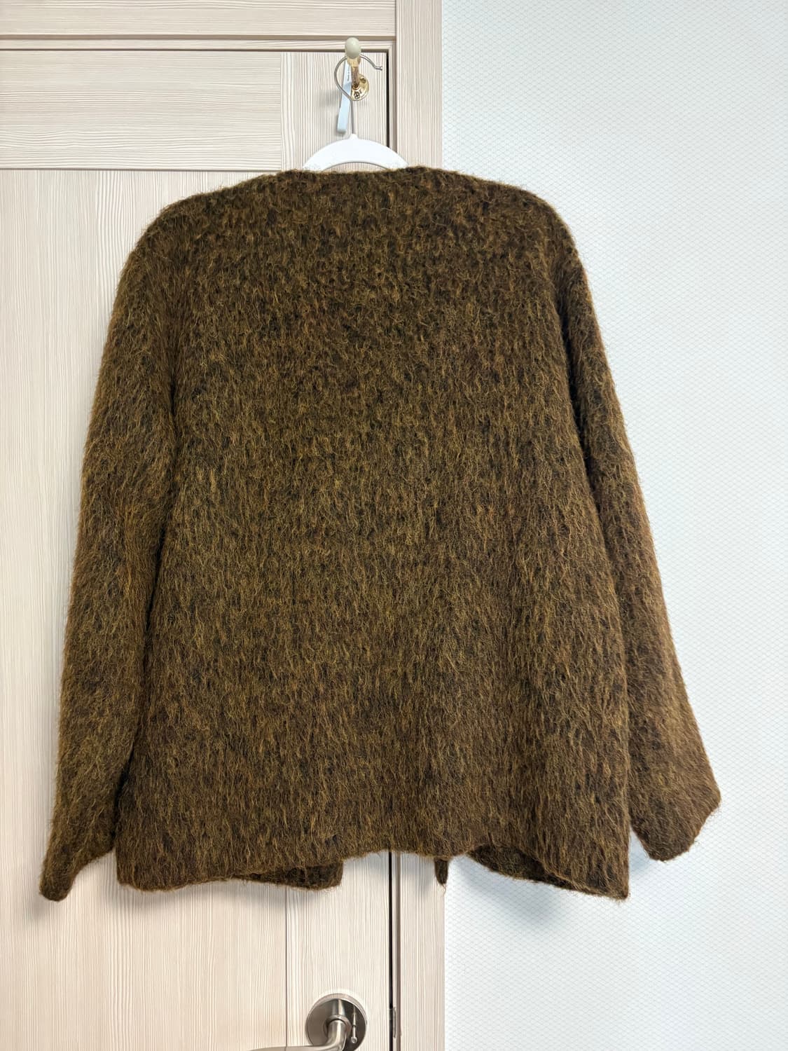 아워레가시 모헤어 가디건 올리브 46 상품이미지2