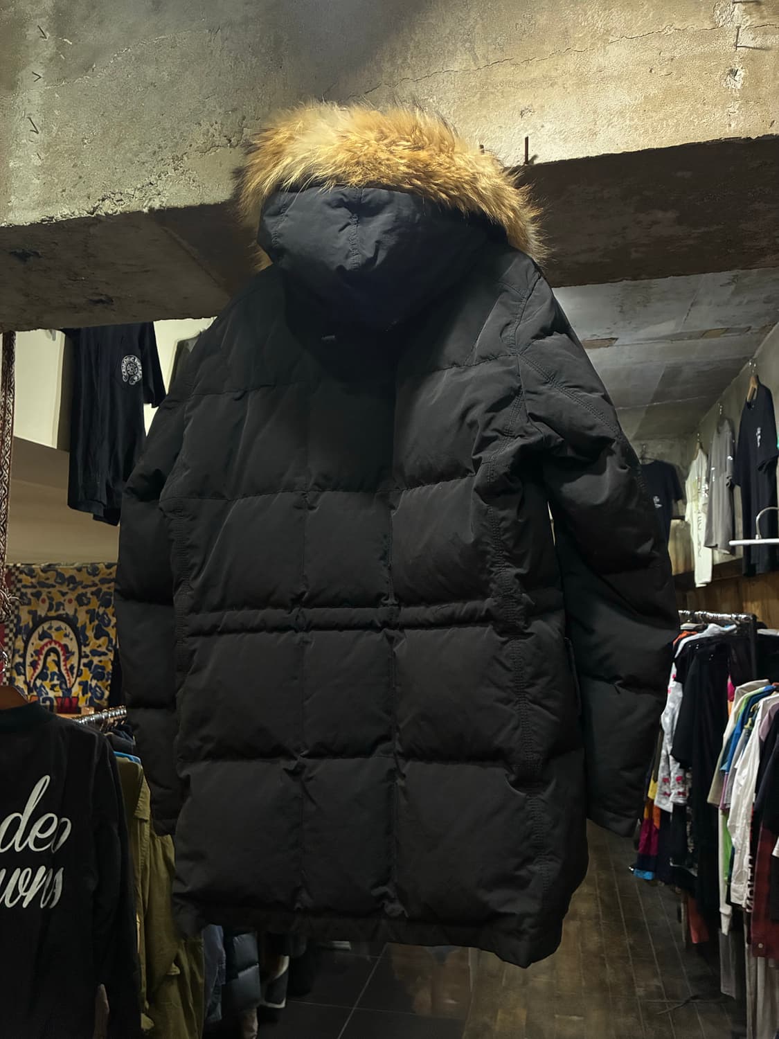 CP COMPANY cp 컴퍼니 고글 퍼 후드 다운 롱패딩 상품이미지4