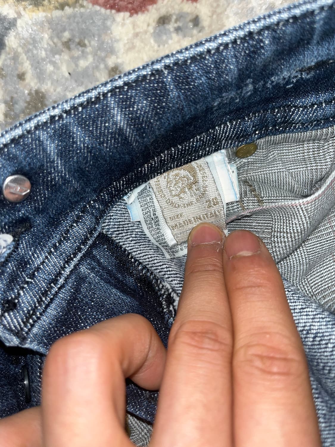 디젤 매틱 로우라이즈 슬림핏 데님진 상품이미지10