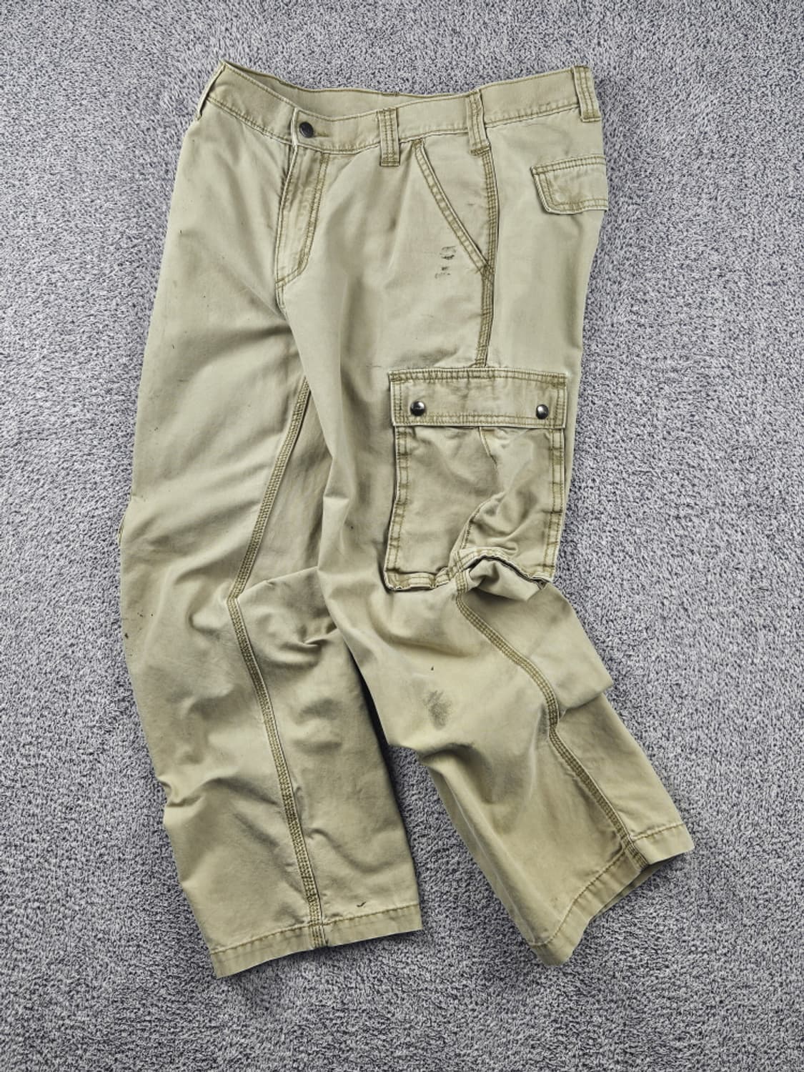 칼하트 코튼 캔버스 카고 포켓 워크 팬츠 ( 33X30 ) / 10622 상품이미지2