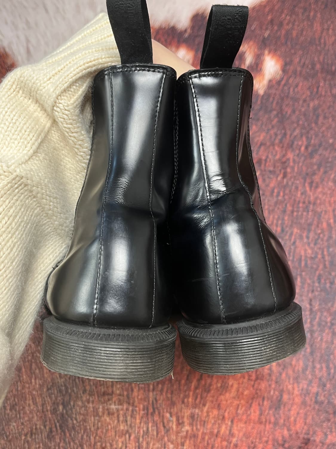 [270] 닥터마틴 플로라 블랙 첼시부츠 상품이미지4