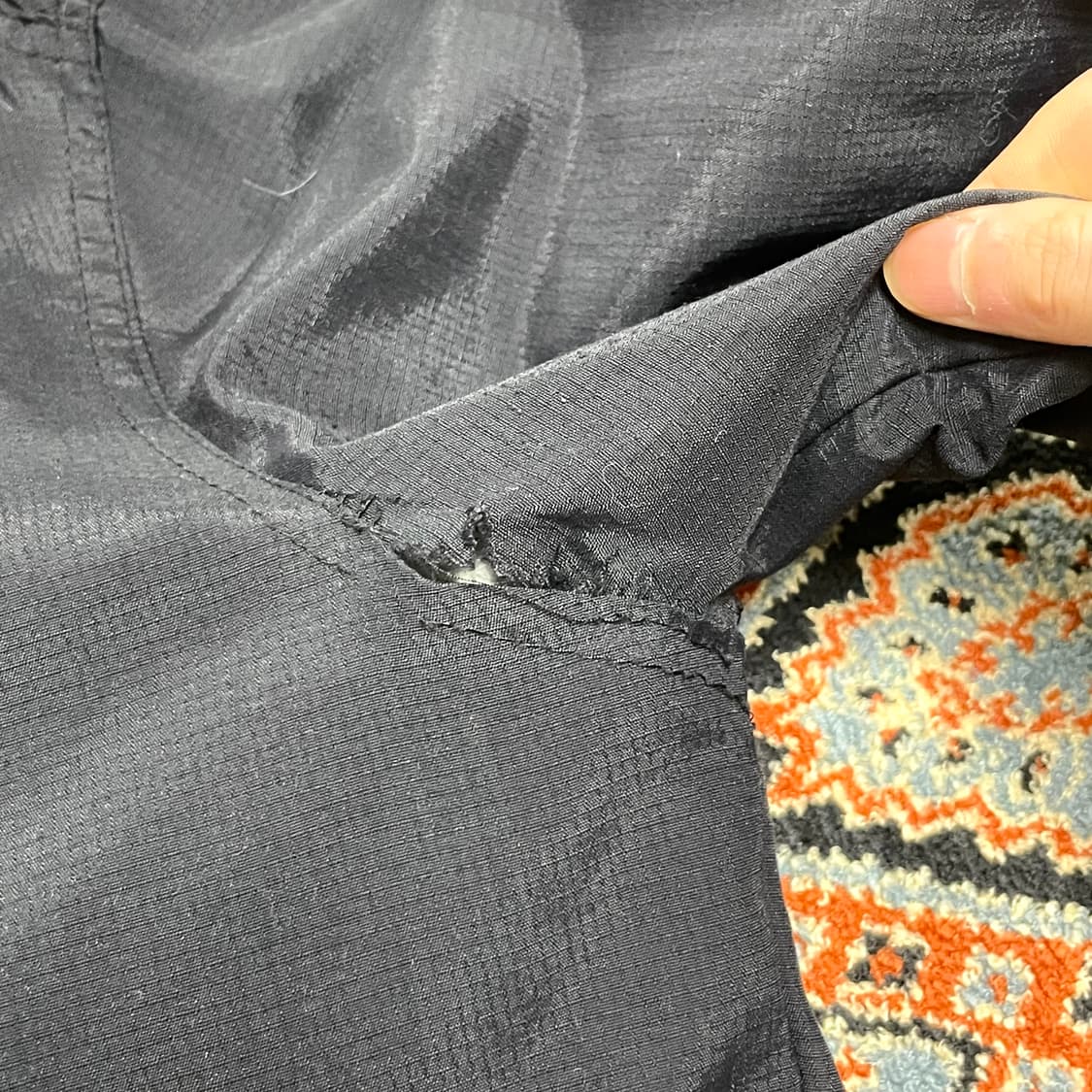 수퍼드라이 블랙 바람막이 자켓 남성L 상품이미지7