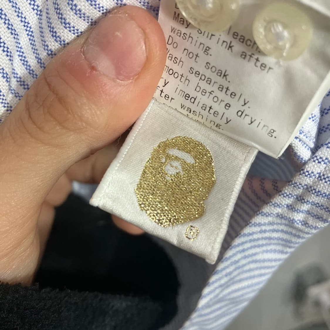 베이프 스트라이프 셔츠 상품이미지9