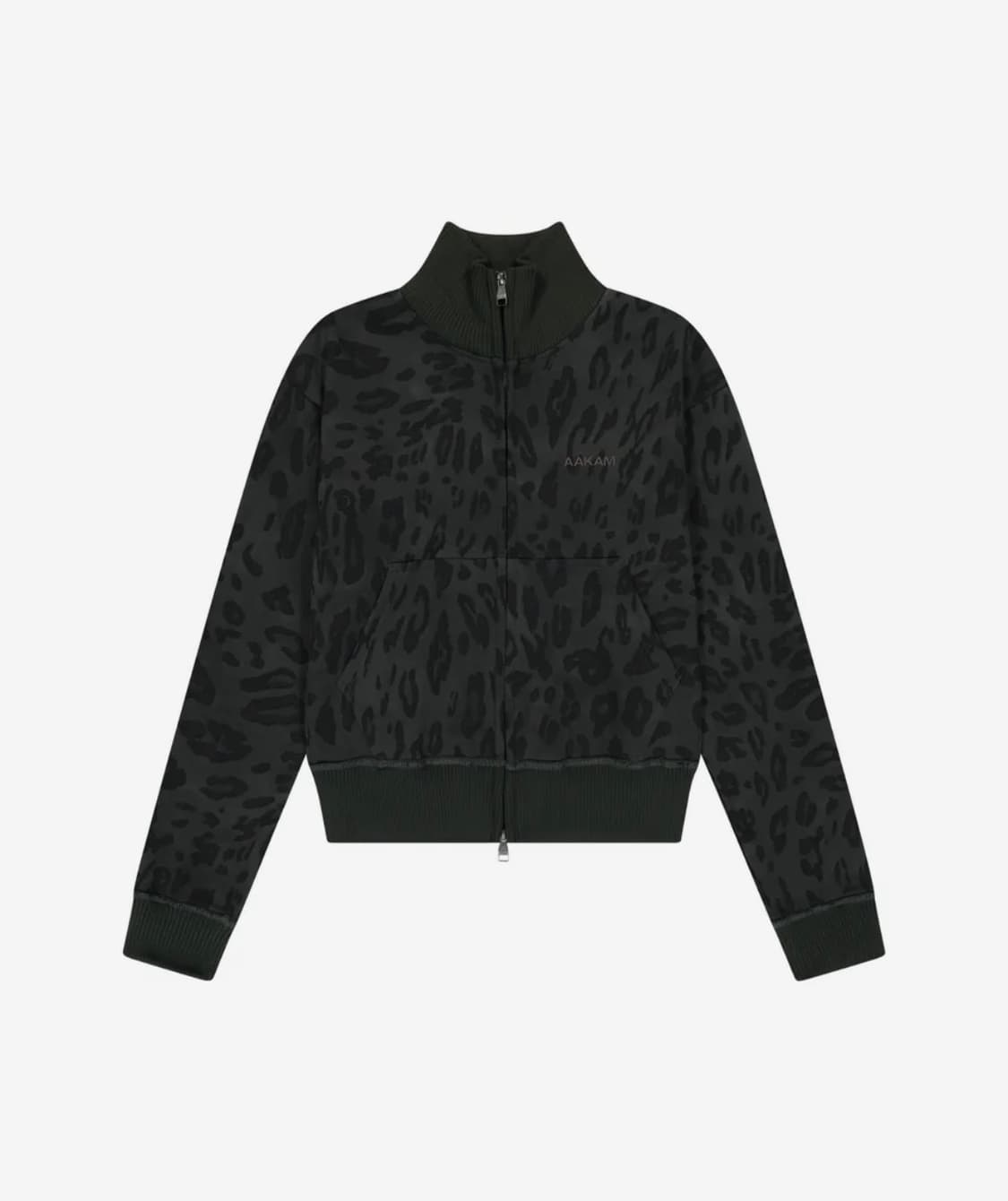 아캄 Leopard Logo Track Jacket (Black) 상품이미지2