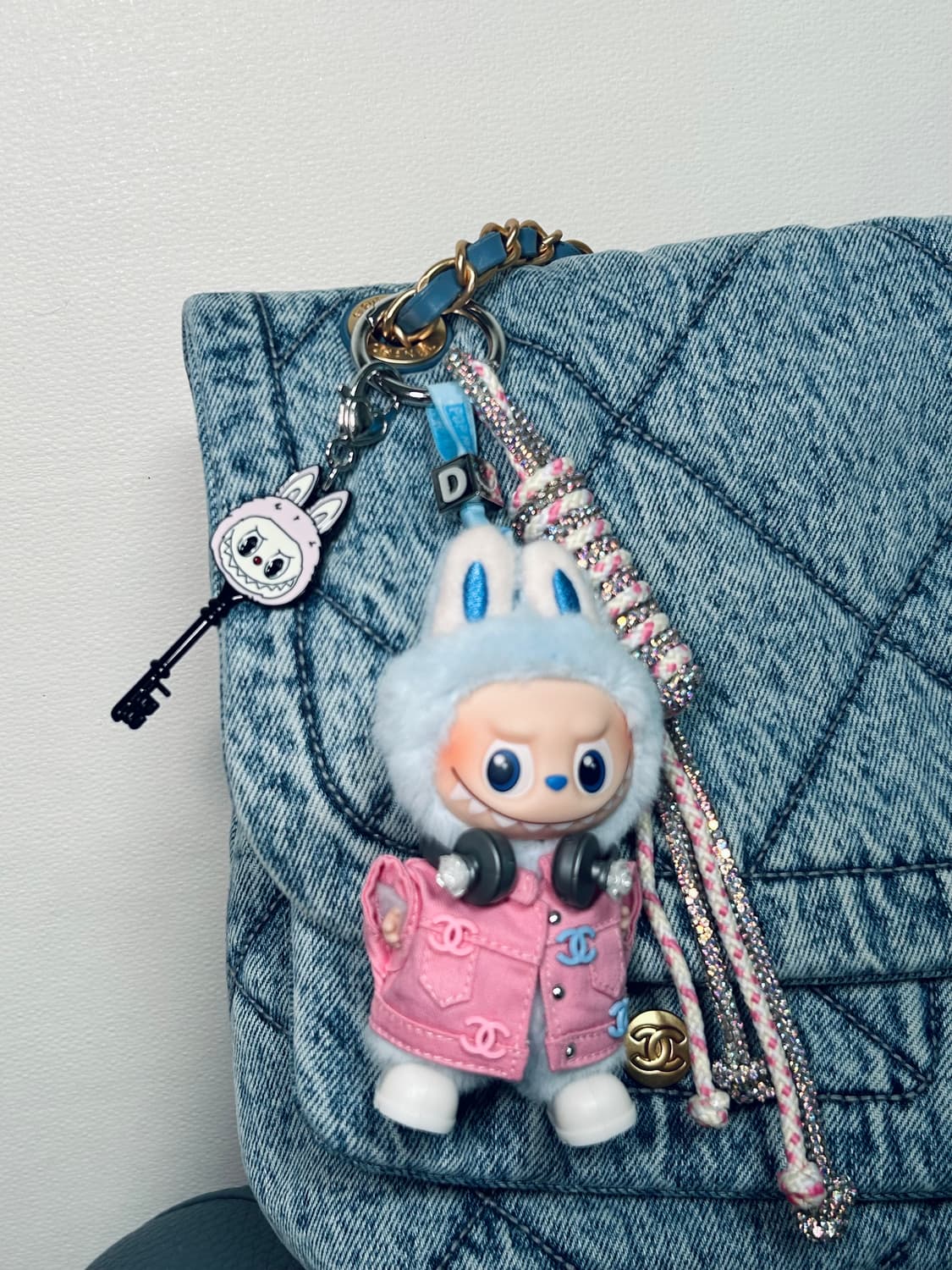 🐰미니라부부 내 마음속 비밀번호”D”커스텀키링 상품이미지4