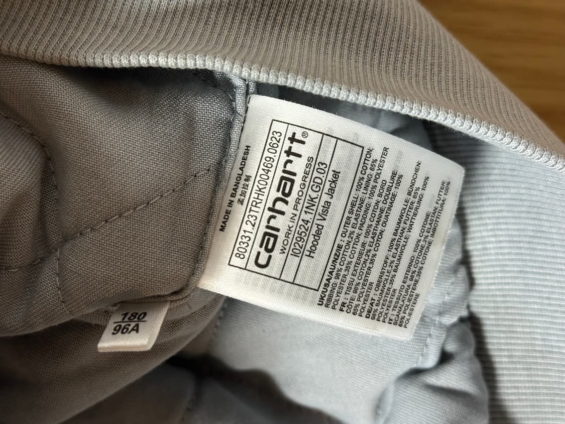 칼하트 WIP 비스타 후드집업 상품이미지4