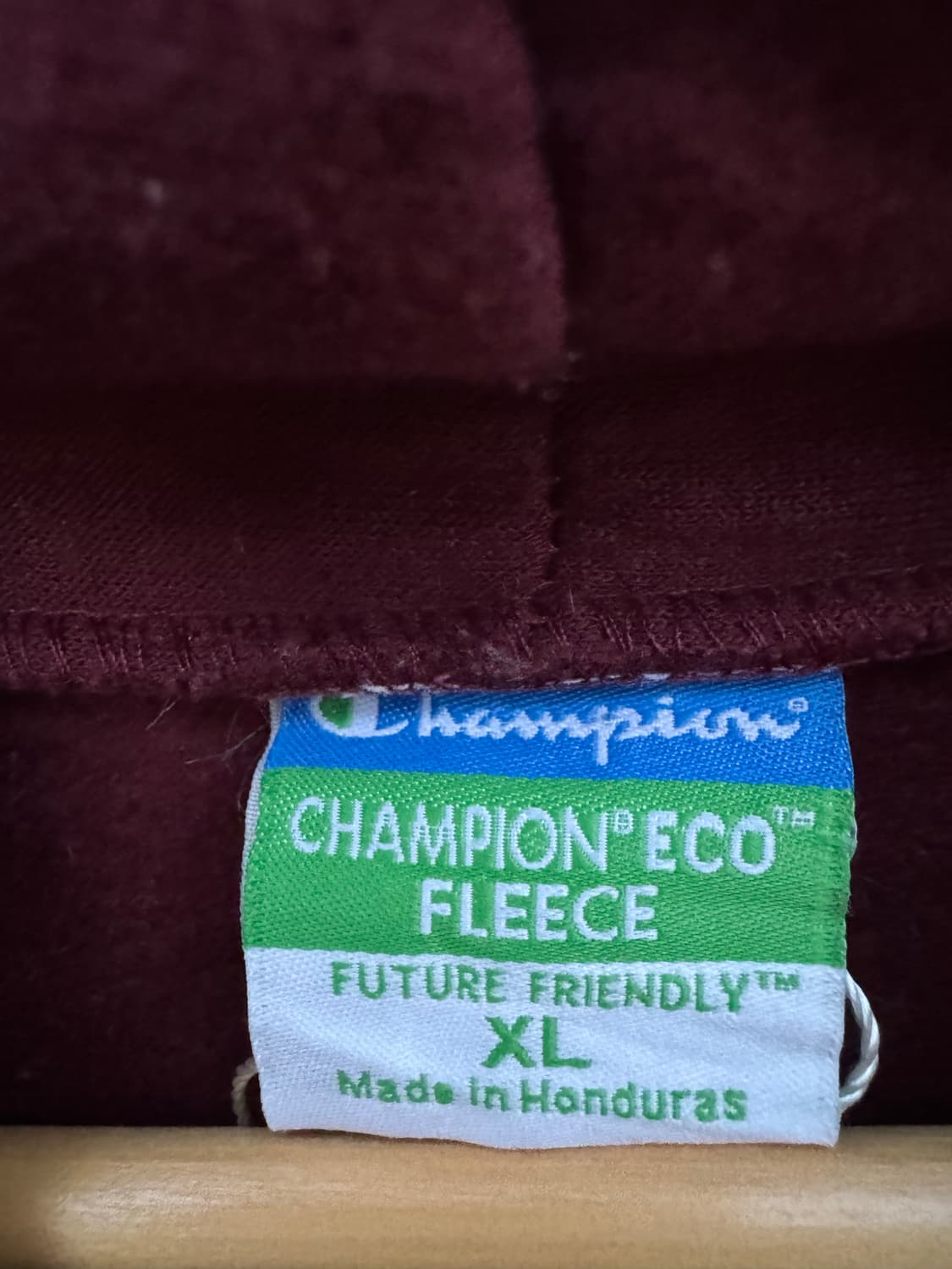 챔피온 빈티지 에코 플리스 컬리지 자수 후드 후드티 후디 xl 상품이미지5