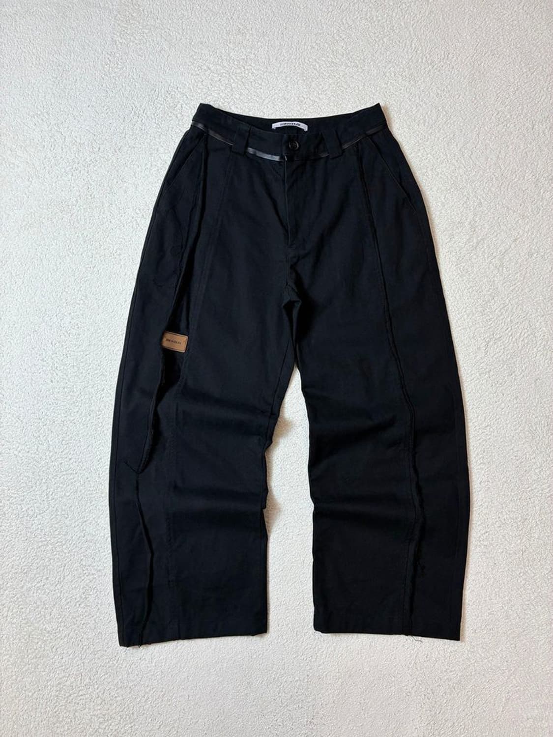 신앤리 언피니쉬드 와이드 코튼 팬츠 PN6870 상품이미지1