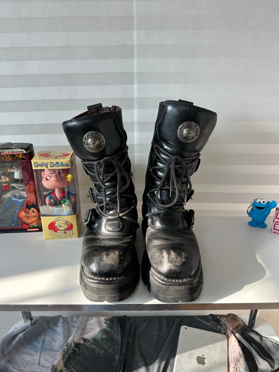 New Rock metallic boots 상품이미지4