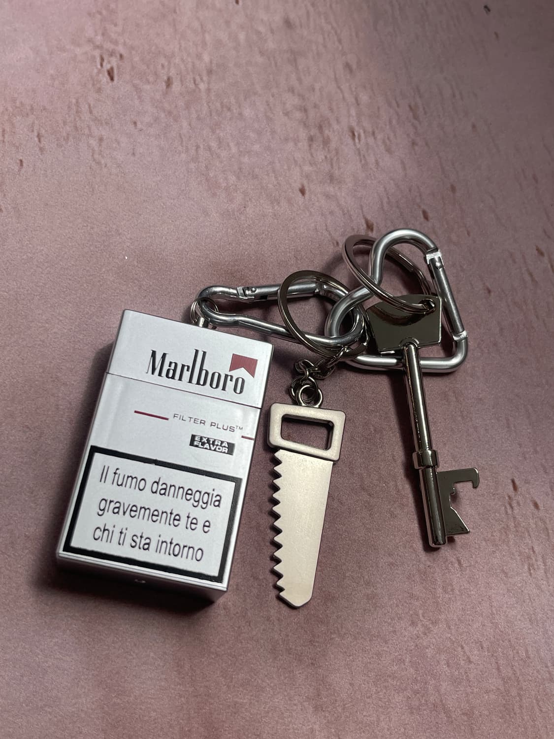 Marlboro 말보로 빈티지 메탈 키링세트&드릴참 상품이미지1