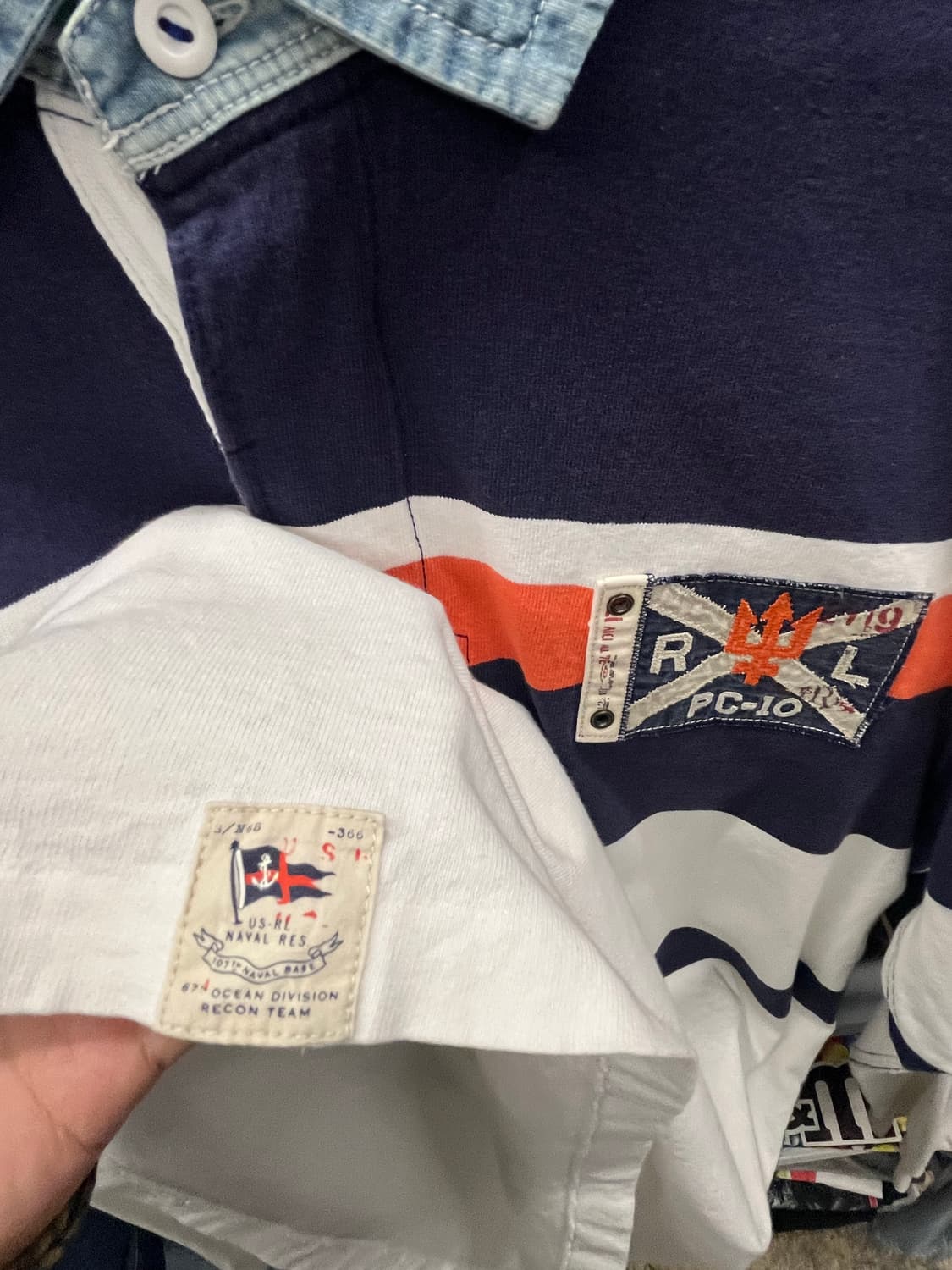 폴로 랄프로렌 스트라이프 럭비 긴팔티 상품이미지7