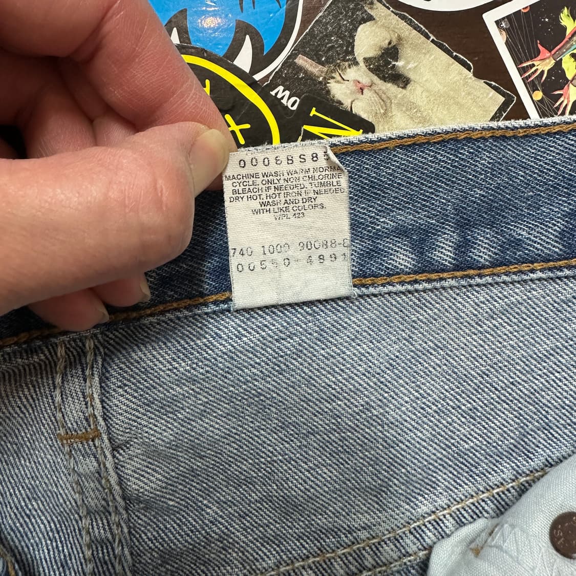 Early 00s 리바이스 550 블루 진 데님 팬츠 36 상품이미지9