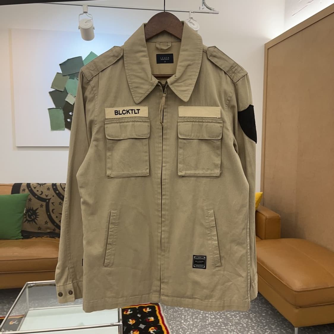 리타 빈티지 밀리터리 워크 트러커 셔츠 자켓 M C07693 상품이미지3