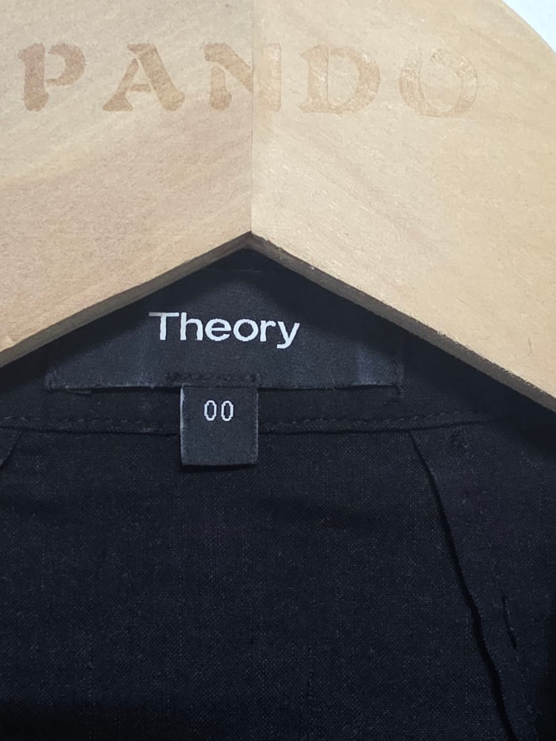 Theory 띠어리 린넨 셔츠 원피스 블랙 00 상품이미지3