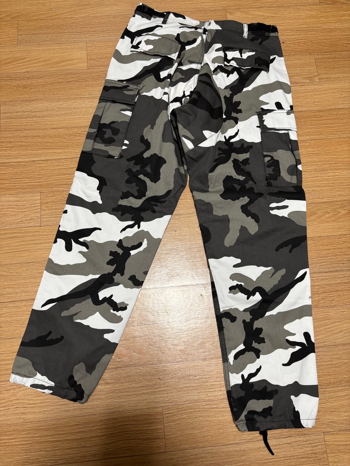 그레이 밀리터리 카모 카고 바지 상품이미지3