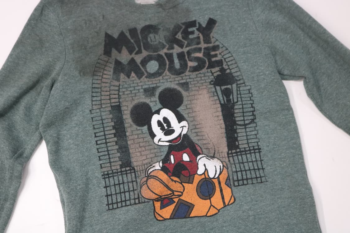 Disney 빈티지 미키 마우스 프린팅 맨투맨 (L) 상품이미지4
