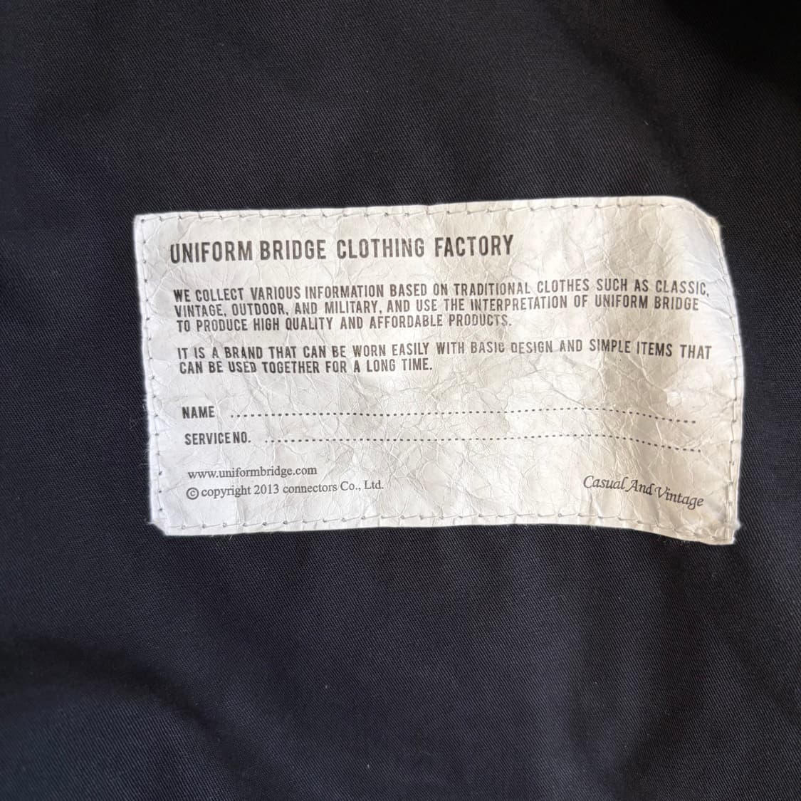 유니폼브릿지 정글 퍼티그 자켓(L) 상품이미지7