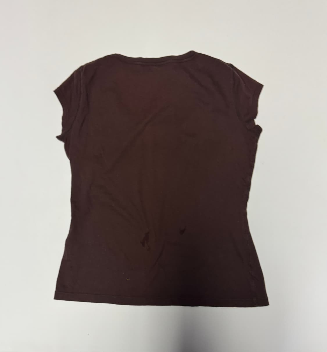 여성 타미힐피거 Y2k 로즈 자수 반팔 티셔츠 S ~ M 상품이미지2