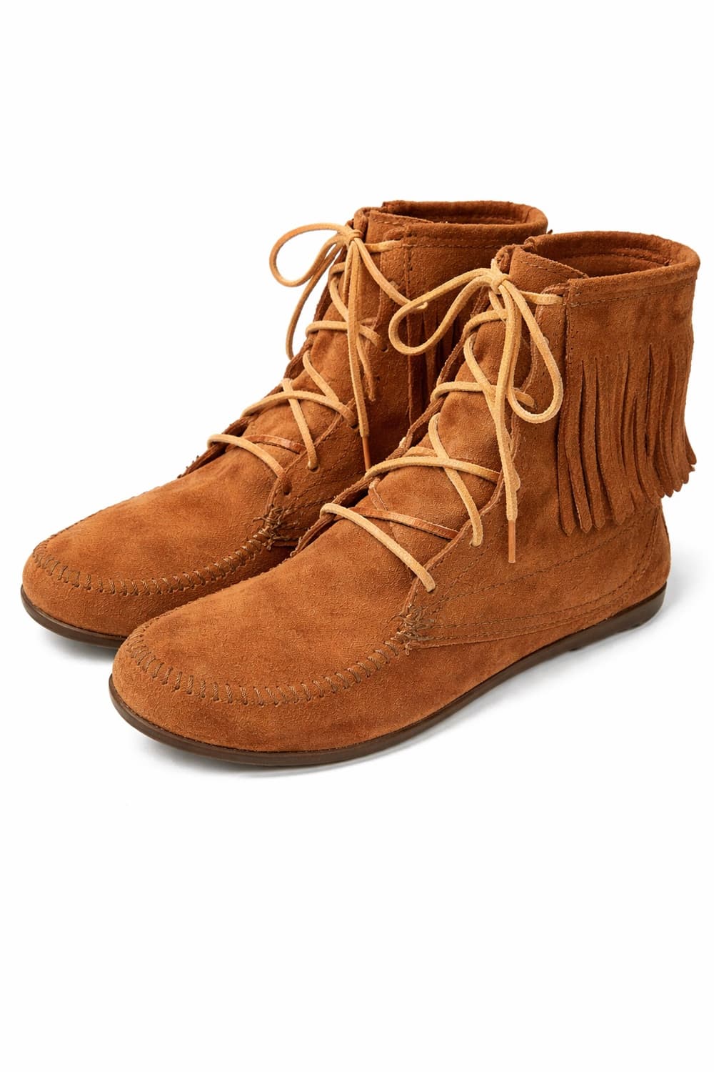 미네통카 스웨이드 프린지 부츠  상품이미지1