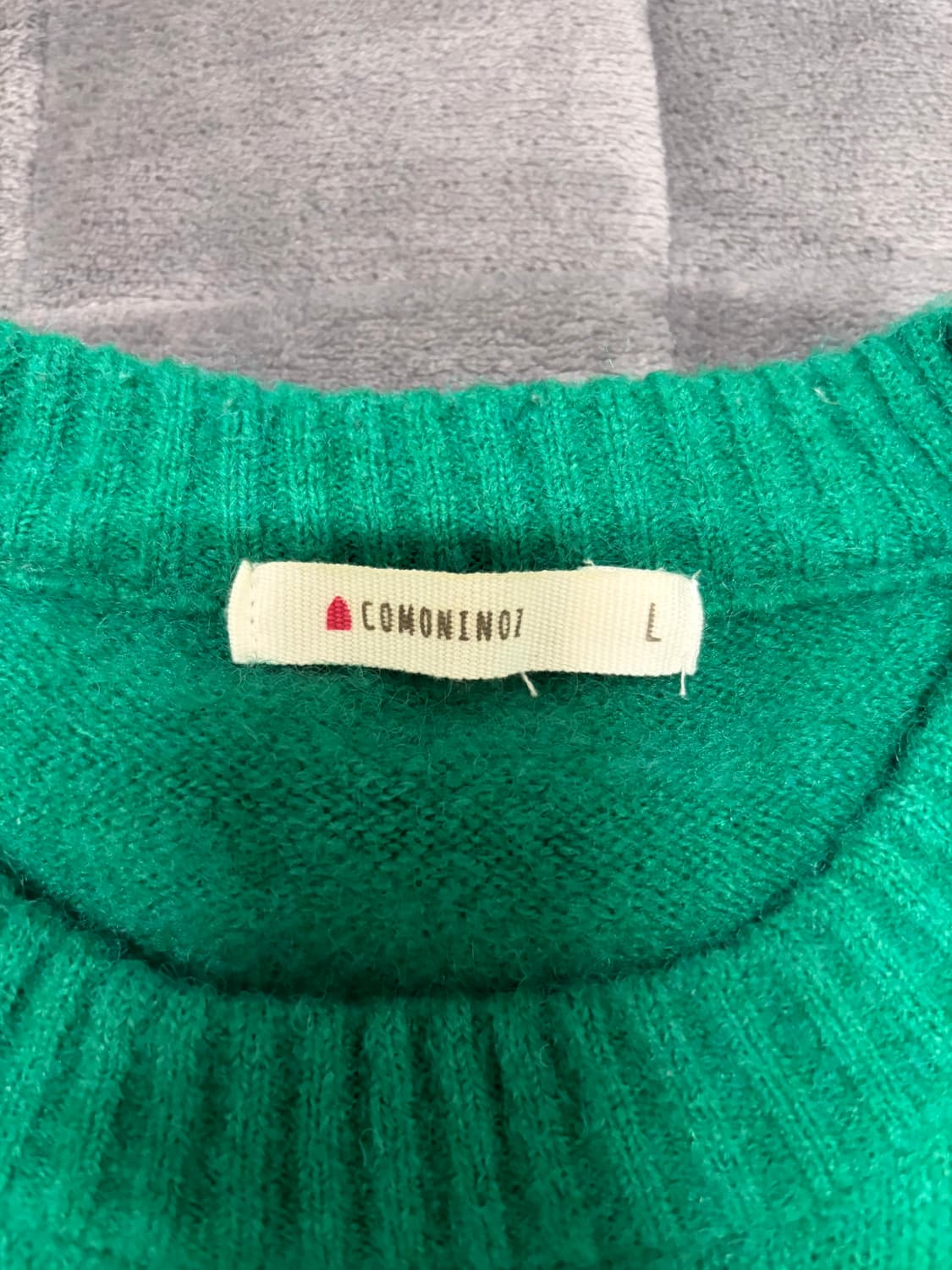 COMONINOZ 그린 니트 L 상품이미지2