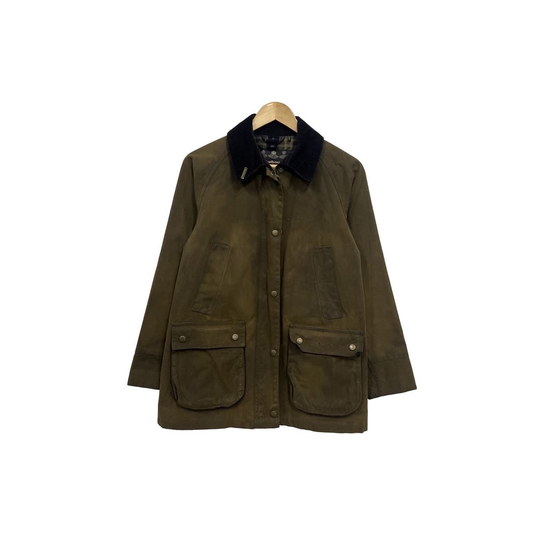바버 애쉬비 왁스 아메카지 올리브 카키 자켓 상품이미지1