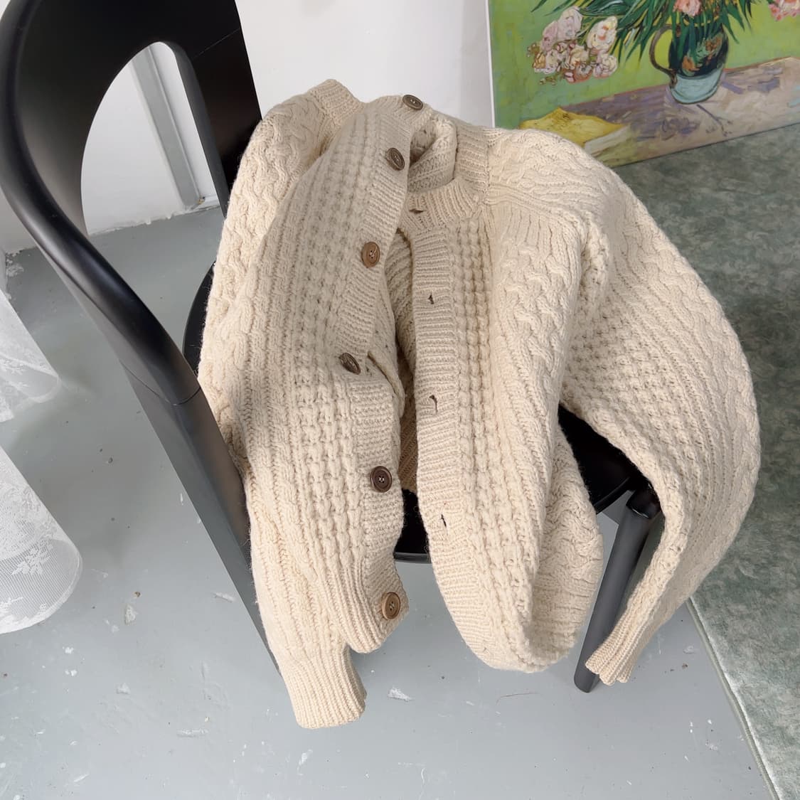 [M] Ray Beams 빔즈 퓨어울100% 가디건 상품이미지6