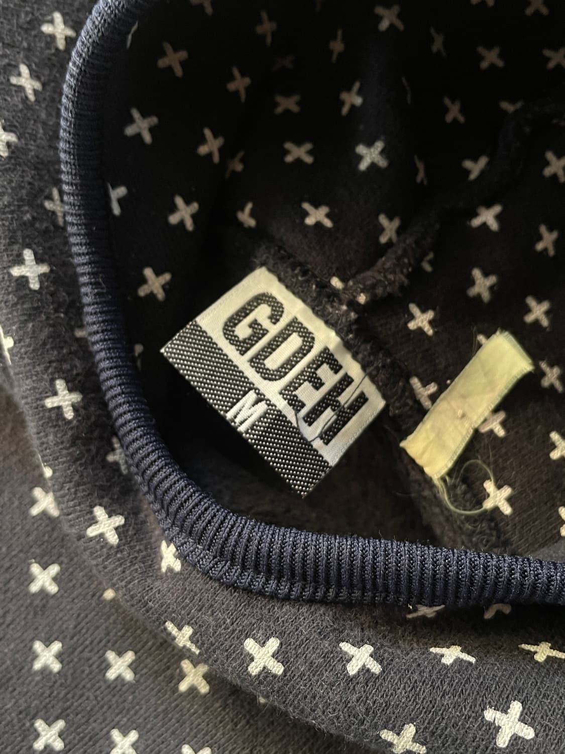 00s goodenough sashiko navy hoodie 상품이미지7