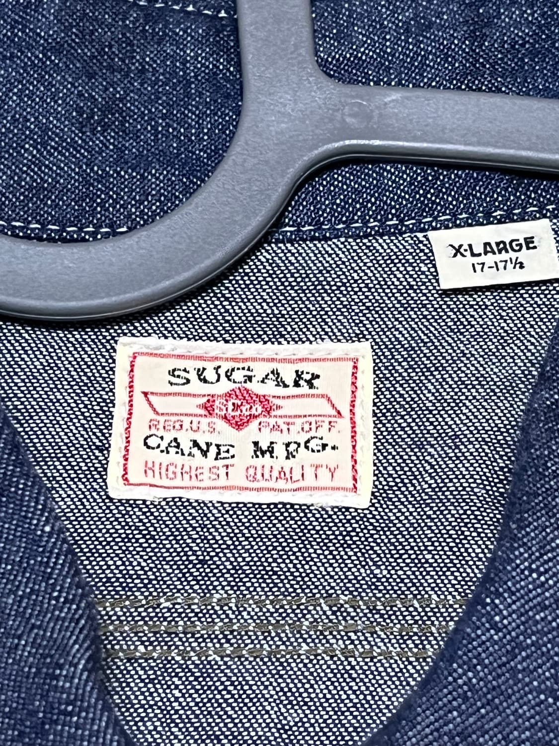 슈가케인 샴브레이 긴팔셔츠 xl 상품이미지3