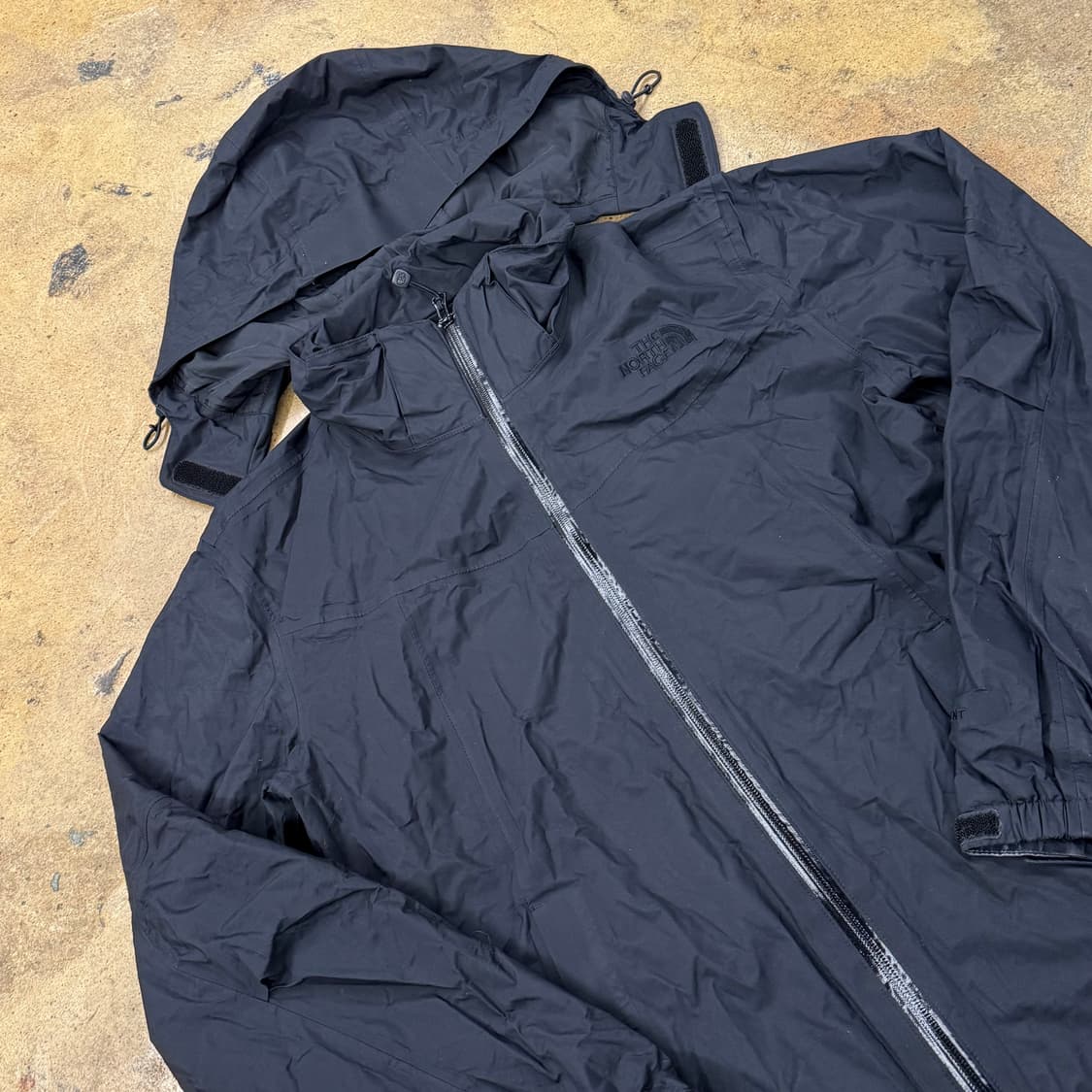 [정품/90] 노스페이스 블랙 바람막이 후드 자켓 b15 상품이미지1