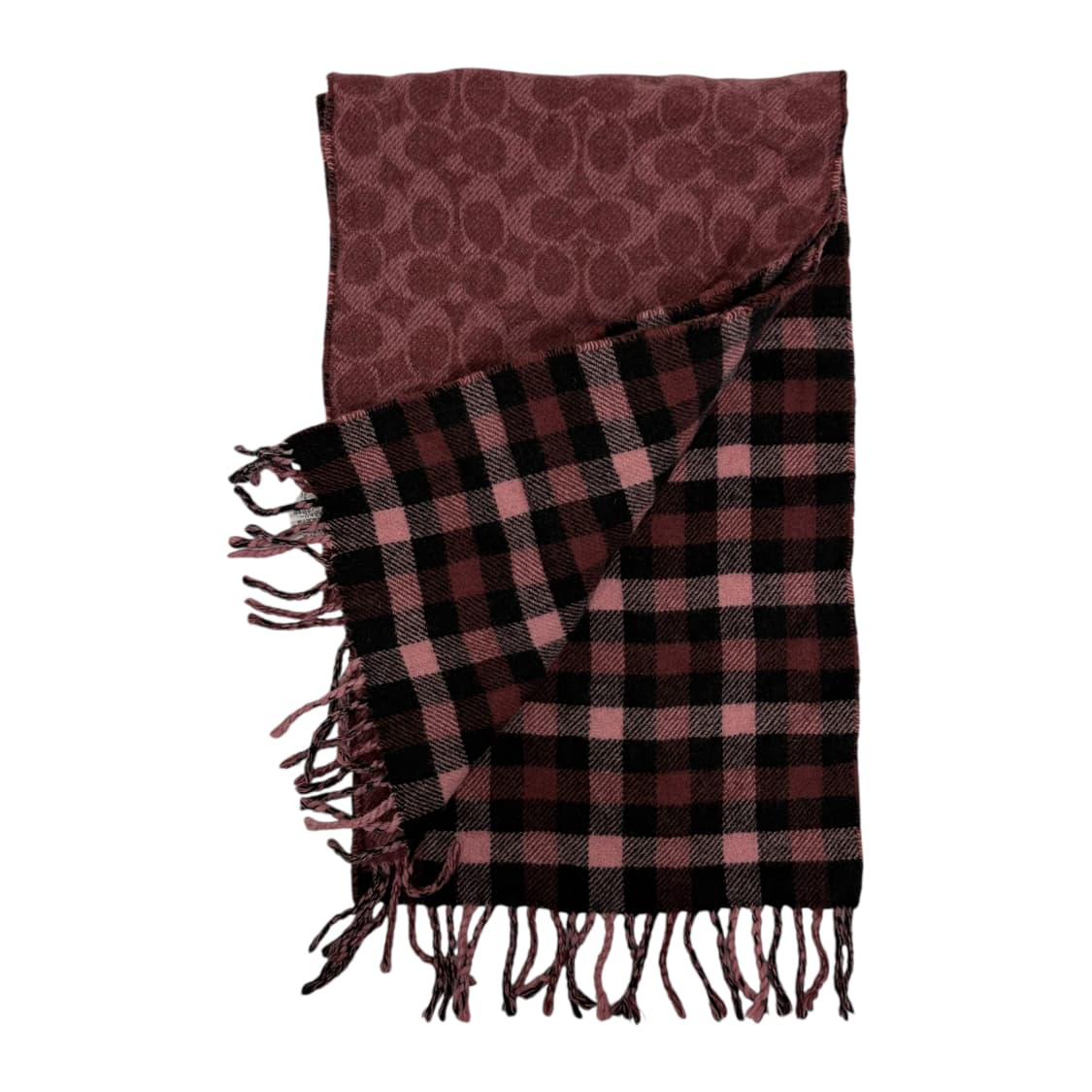 코치 양면 울 배색 시그니처 로고 머플러 상품이미지2