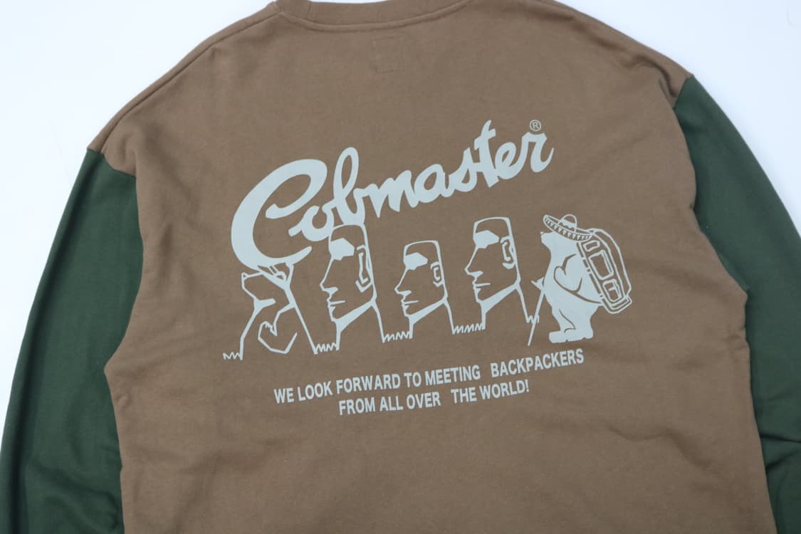 콜마스터 빈티지 백패킹 모아이 그래픽 나그랑 맨투맨 (F) 상품이미지3