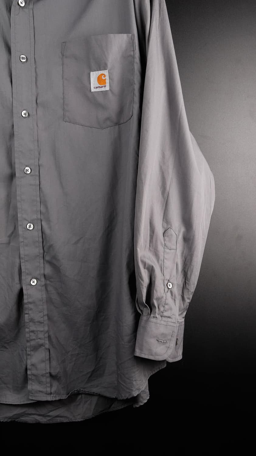 칼하트 회색 솔리드셔츠 상품이미지3