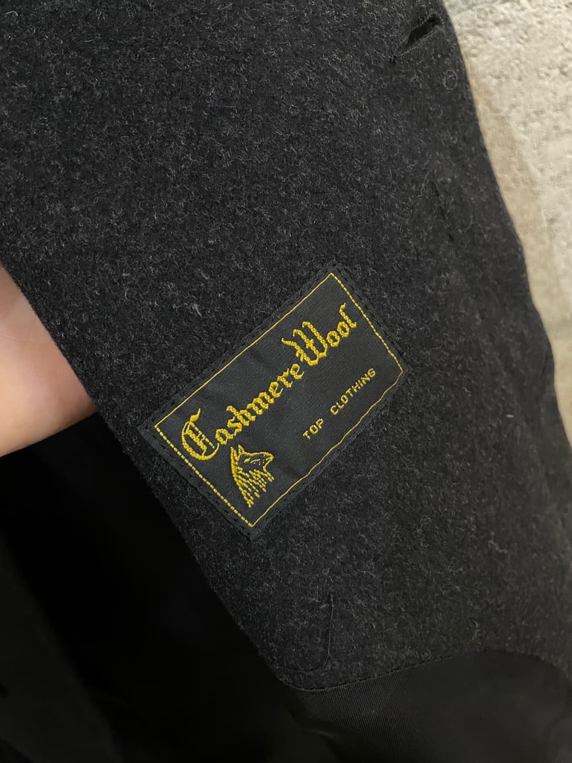 알렉산더 맥퀸 캐시미어 블렌드 싱글 코트  상품이미지8