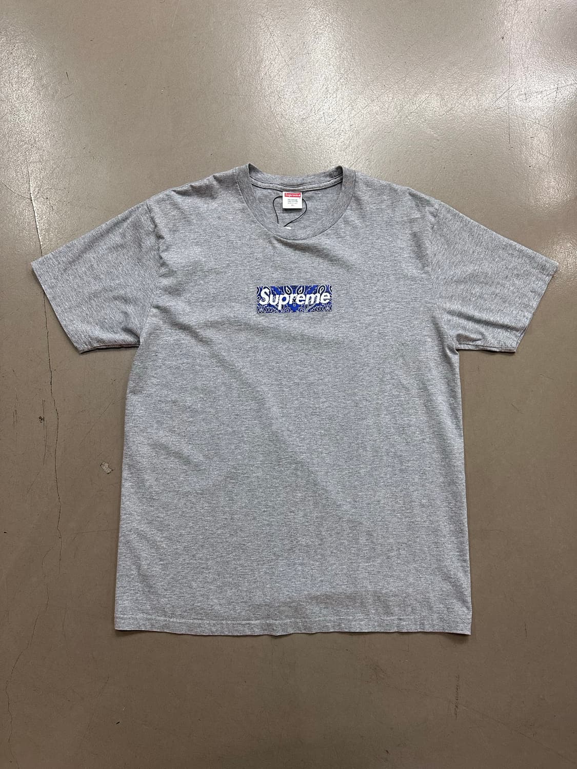 Supreme 반다니 박스로고 티셔츠 상품이미지2